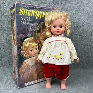Smartypants Doll 18" Talking Baby Girl Toy Figure Blonde 1971 Topper Vintage 3